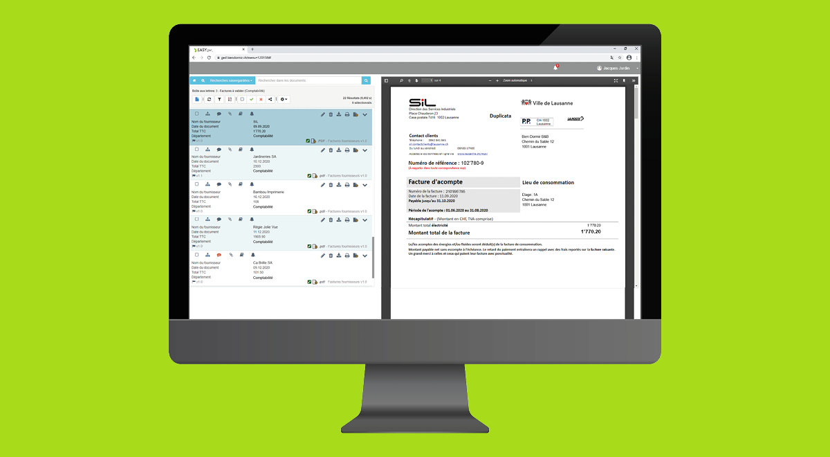demo easyged, gestion électronique de documents