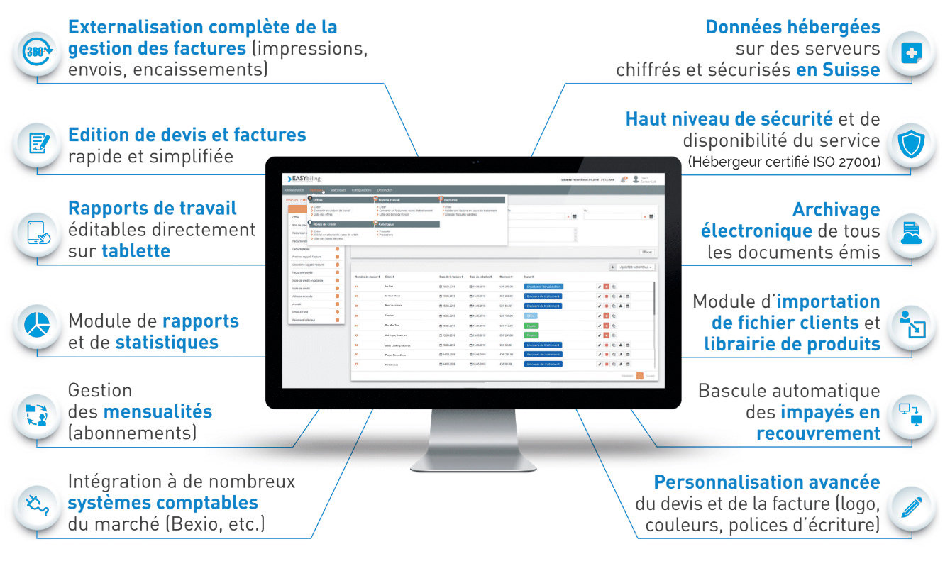 gestion facture logiciel facturation